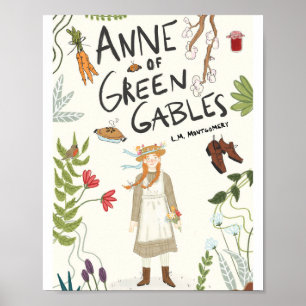 Póster Anne of Green Gables L.M Montgomery Poster