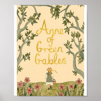 Póster Anne of Green Gables Retro Poster