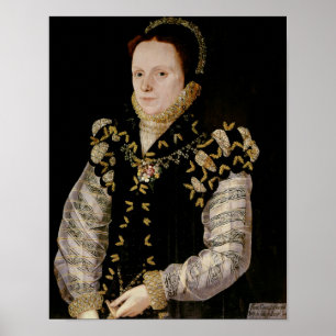 Póster Anne Russell, condesa de Warwick, c.1565