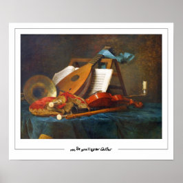 Póster Anne Vallayer-Coster Zedign Art Poster #10