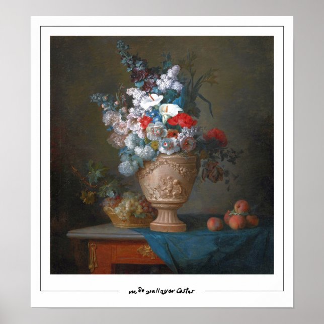Póster Anne Vallayer-Coster Zedign Art Poster #5 (Frente)