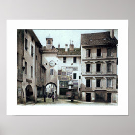 Póster Annecy del siglo XIX