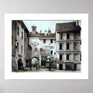 Póster Annecy del siglo XIX