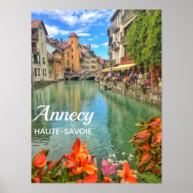 Póster Annecy - Poster de Alta Saboya (Frente)