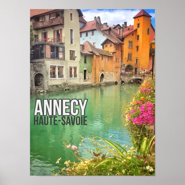 Póster Annecy - Poster de Alta Saboya (Frente)