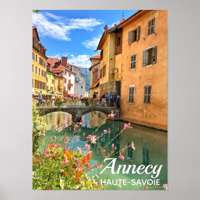 Póster Annecy - Poster de Alta Saboya (Frente)