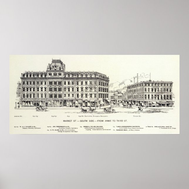 Póster Annie del lado sur del mercado y 3ª (Frente)