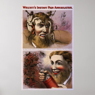 Póster Annihilator inmediato del dolor de Wolcott