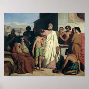 Póster Annointing of David by Saul, 1842