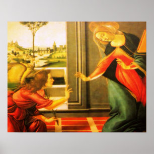 Póster Annunciation Virgin Mary & St Michael Archangel