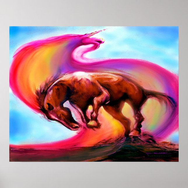Póster Año 2026 del Caballo de Fuego (Frente)