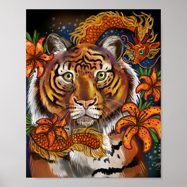 Póster Año chino del tigre (Frente)