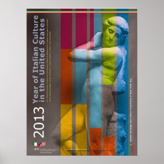 Póster Año de la Cultura Italiana 2013 en Estados Unidos