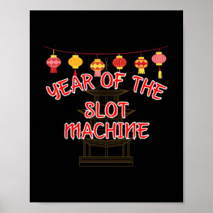 Póster Año De La Máquina Tragaperras - Regalos Chinos De