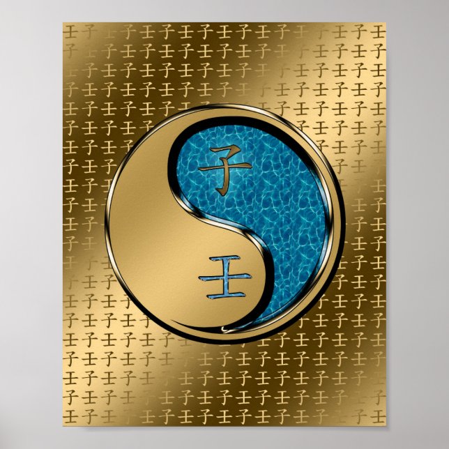 Póster Año de la Rata del Agua (Frente)