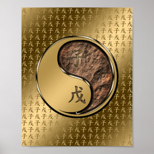 Póster Año de la Rata Tierra