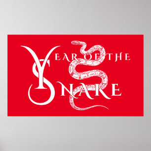 Póster Año de la serpiente