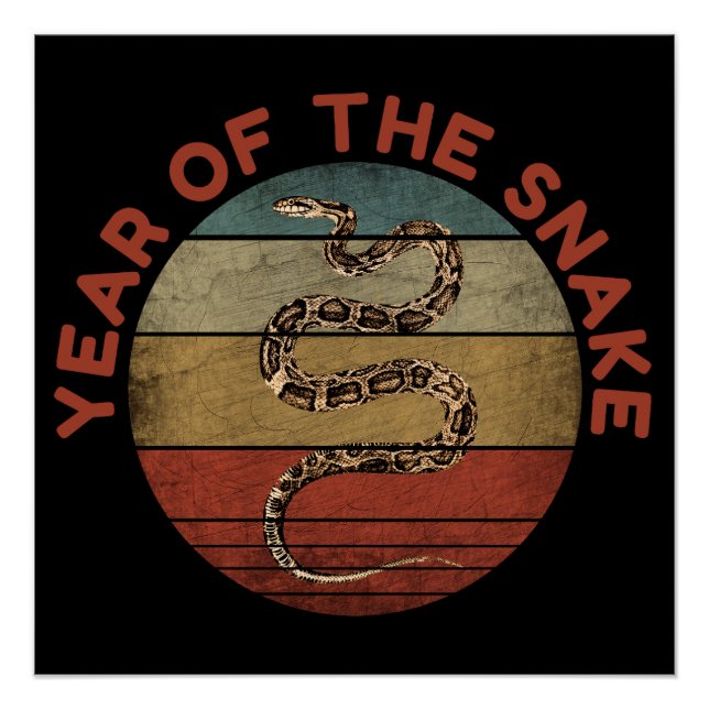 Póster Año de la Serpiente 2025 (Anverso)