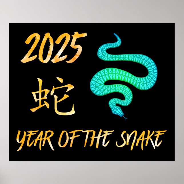 Póster Año De La Serpiente 2025 (Frente)