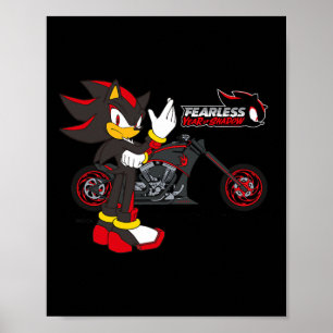 Póster Año De La Sombra Sin Miedo - Motocicleta