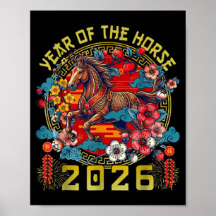Póster Año del Caballo 2026