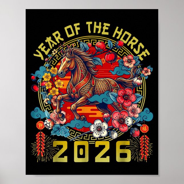 Póster Año del Caballo 2026 (Frente)