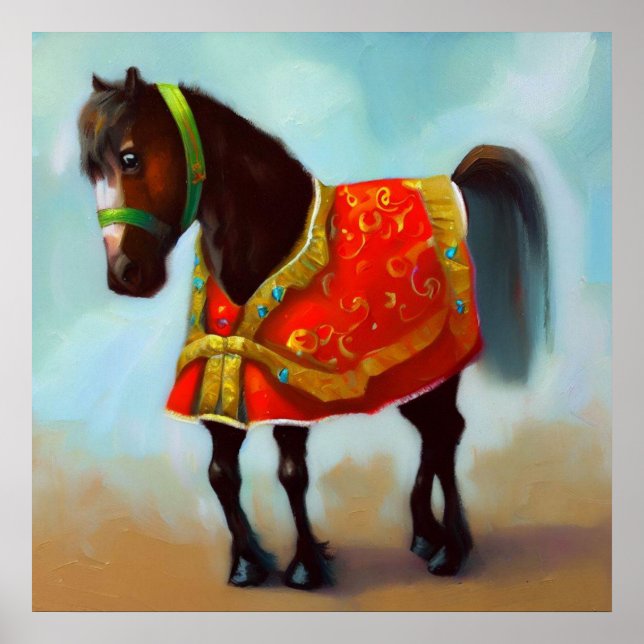 Póster Año del caballo 9 (Frente)