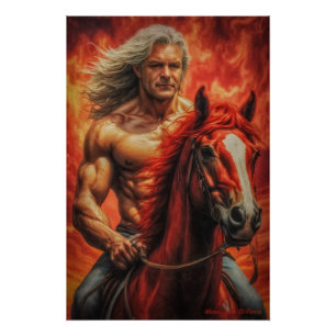 Póster Año del Caballo de Fuego: ¡Abraza el Viaje!