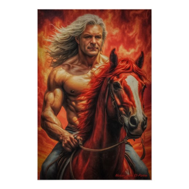 Póster Año del Caballo de Fuego: ¡Abraza el Viaje! (Anverso)