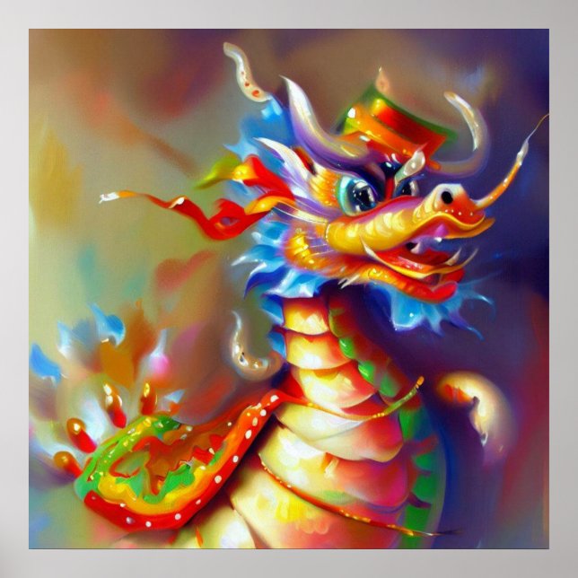 Póster Año del Dragón 1 (Frente)