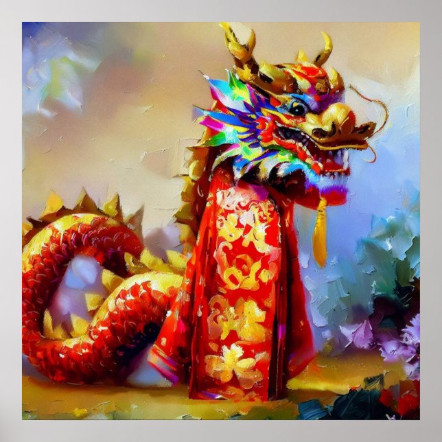 Póster Año del dragón 3 (Frente)