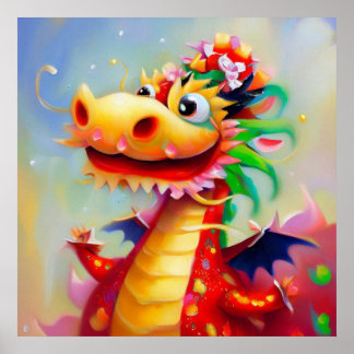 Póster Año del dragón 4