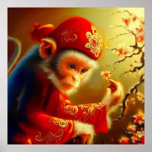 Póster Año del mono 11