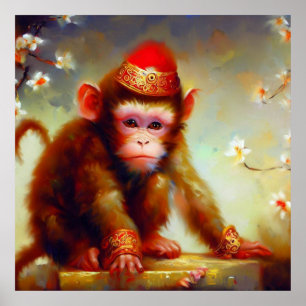 Póster Año del mono 4