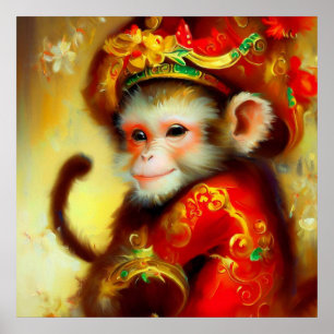 Póster Año del mono 9