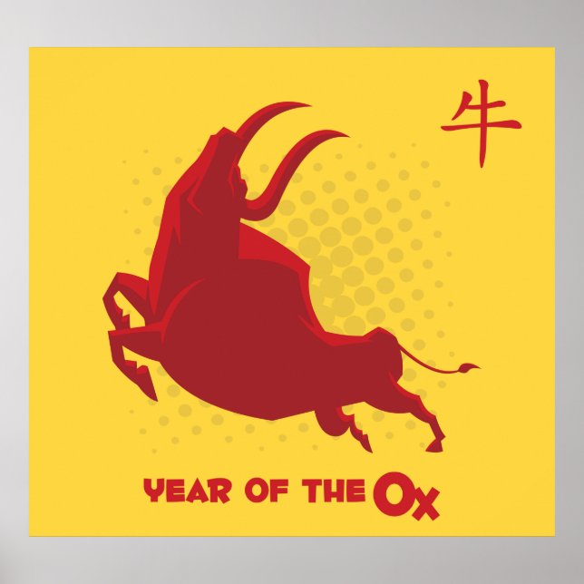 Póster Año Del Ox (Frente)