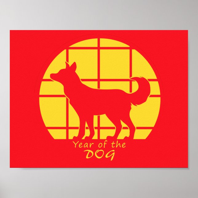 Póster Año del perro (Frente)