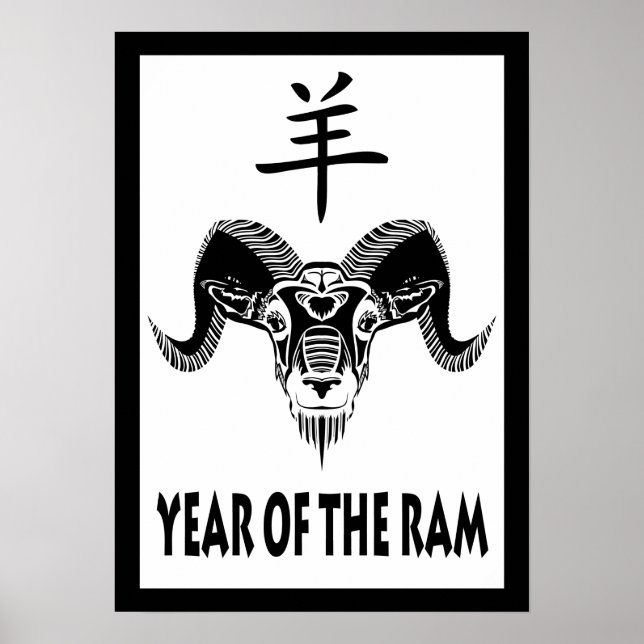 Póster año del ram (wildRam) (Frente)