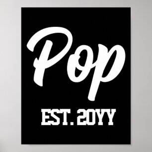 Póster Año Est Personalizado Pop Regalo Personalizado Nue