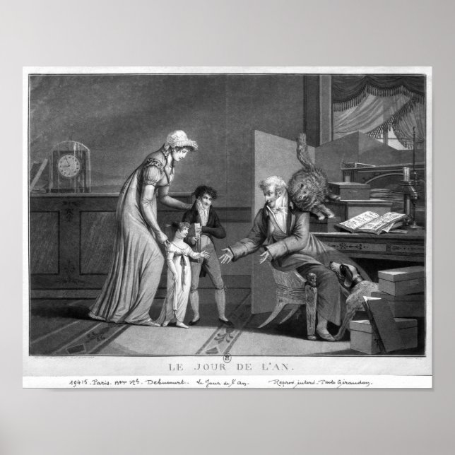 Póster Año Nuevo, 1807 (Frente)