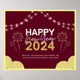 Póster Año Nuevo 2024