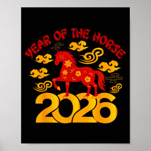Póster Año Nuevo Chino 2026 Año del Caballo _7