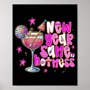 Póster Año Nuevo Mismo Desastre Martini Cola Año Nuevo Mu