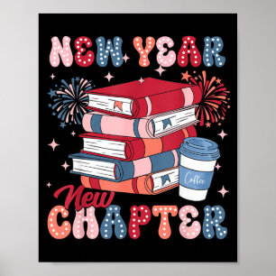 Póster Año Nuevo Nuevo Capítulo Feliz Año Nuevo 2025 Amor