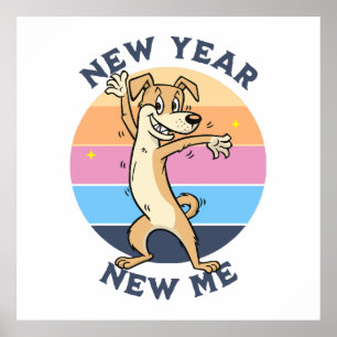 Póster Año Nuevo Soy Nueva Persona