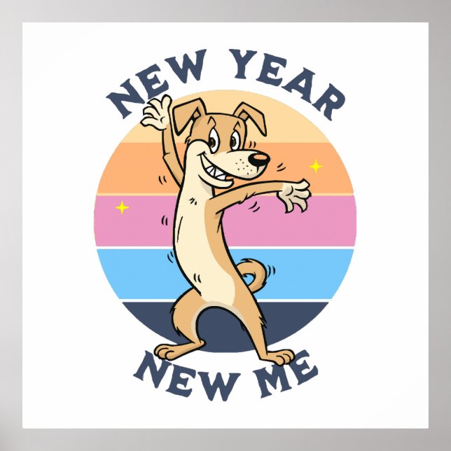 Póster Año Nuevo Soy Nueva Persona (Frente)