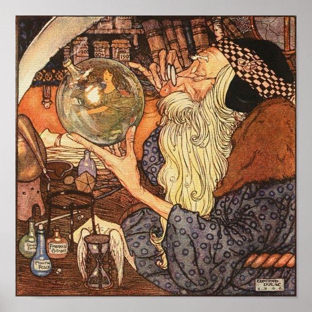 Póster Año Nuevo Tiempo de Padre Antiguo (Frente)