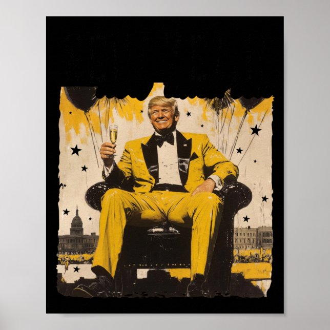 Póster Año Nuevo Trump 2025 (Frente)
