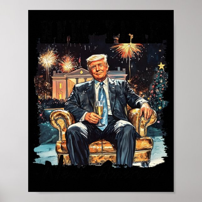 Póster Año Nuevo Trump 2025 2 (Frente)