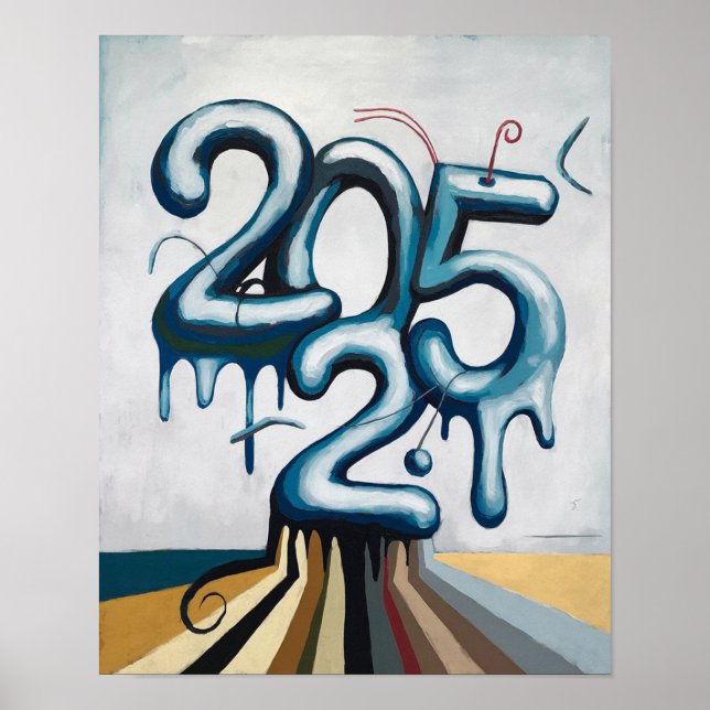 Póster Año surrealista (Frente)